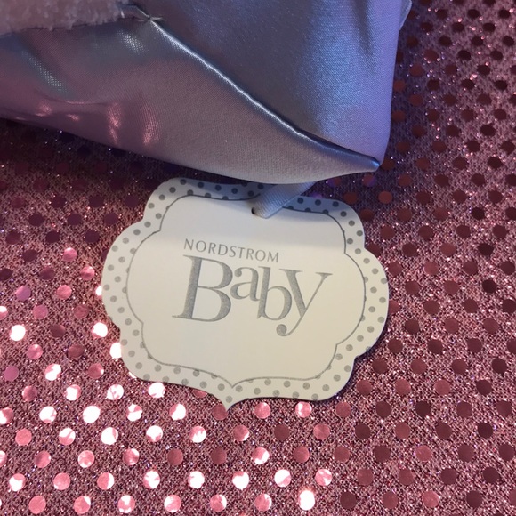 **LAST ONE Nordstrom Baby Soft Blanket Blue White - Picture 5 of 6